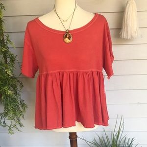 Tulip Free People Short Sleeve with tags 🏷🌻